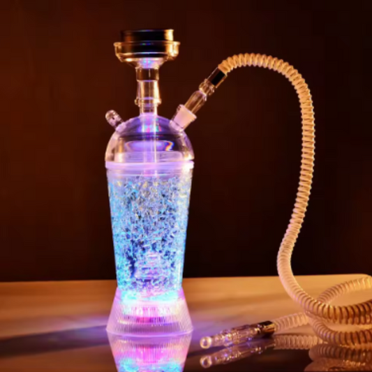 HookahDrive LED – נרגילה ניידת עם תאורת LED ועיצוב פרקטי