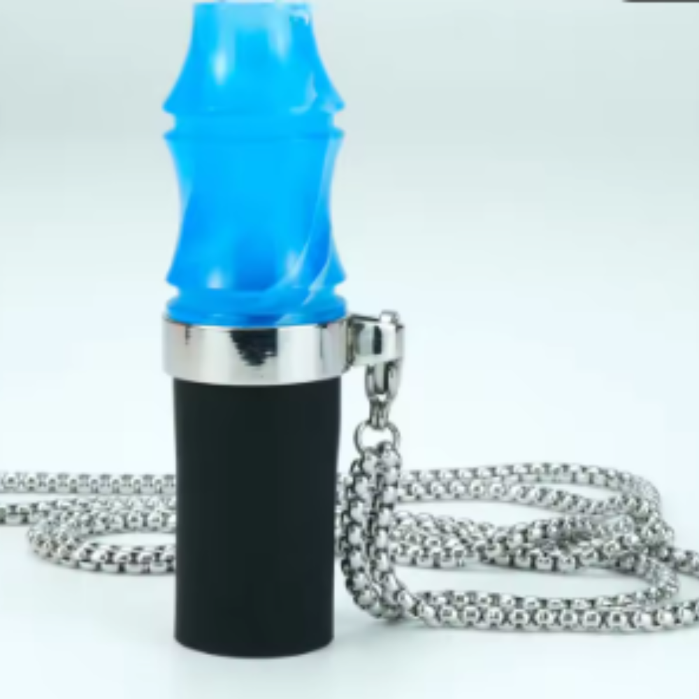HookahDrive Mouthpiece – פיית נרגילה יוקרתית עם שרשרת נירוסטה