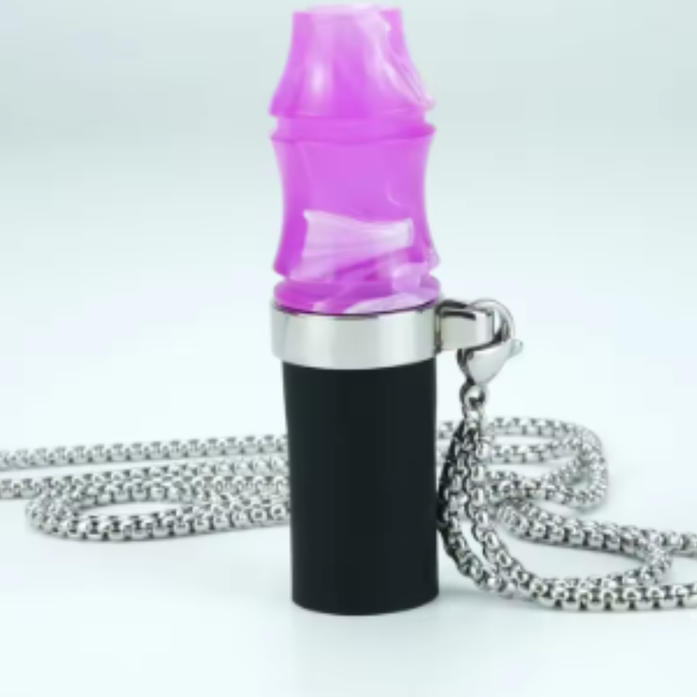 HookahDrive Mouthpiece – פיית נרגילה יוקרתית עם שרשרת נירוסטה