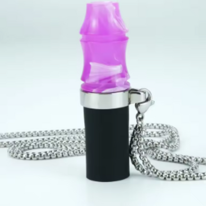 HookahDrive Mouthpiece – פיית נרגילה יוקרתית עם שרשרת נירוסטה